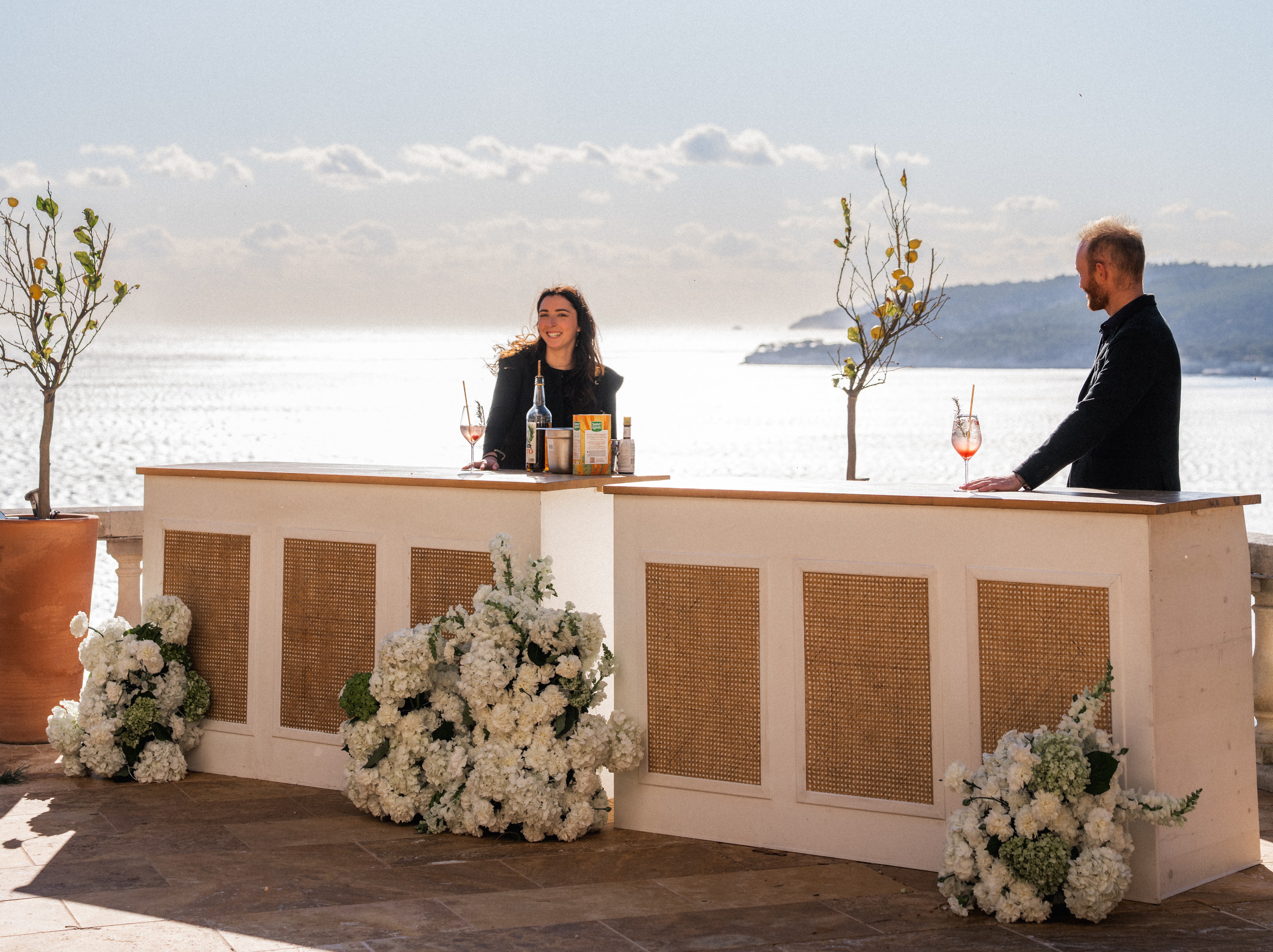 Bar cocktail FMR Event en Provence — mariage Luberon